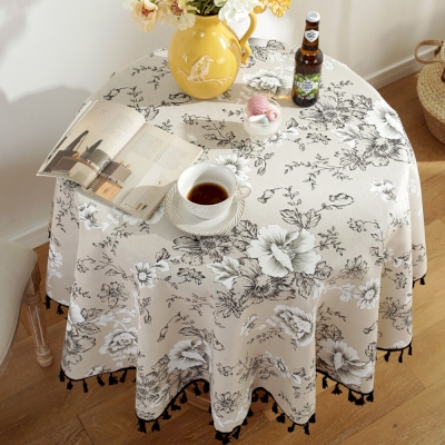 Nappe Ronde Pivoine