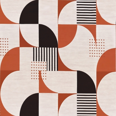 Chenille Geometric Pattern Curtains