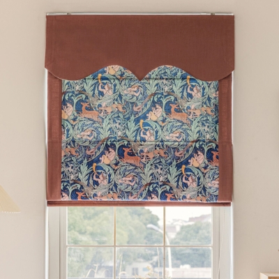 Vintage Figurative Animal Pattern Roman Shades