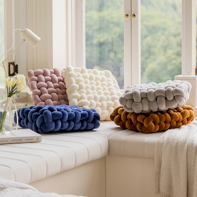 Coussin Nœud de Forme Carrée