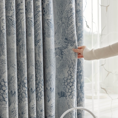 Rideau ITURI, Tissu Jacquard de Luxe, 4 styles disponibles