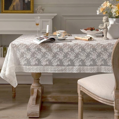 Hollow Embroidered Lace Tablecloth, Rectangle Tablecloths, Square Tablecloths