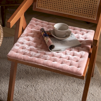 Galette de chaise capitonnée velours, Balzain,6 couleurs