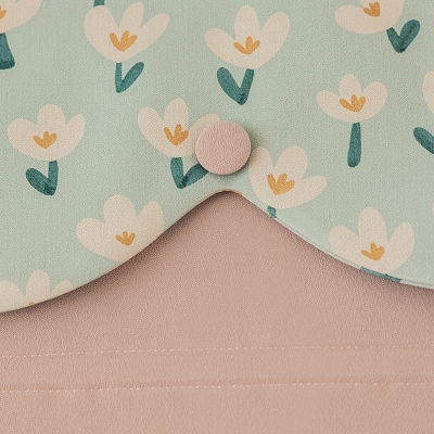 Stores Bateaux Sur Mesure pour Enfants, Motif Floral Tulipe en Rose Doux