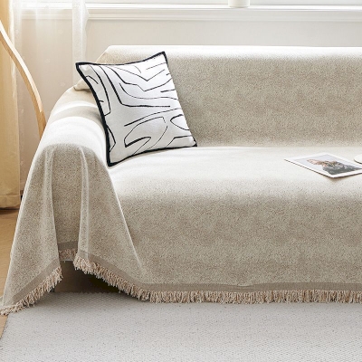 Jeté de Canapé Double Face en Chenille, Plaid de Canapé Grande Taille