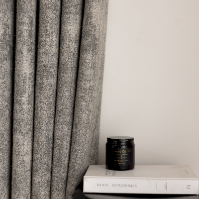 LIORA Granite Effect Textured Jacquard Wool-Linen Blend Curtains