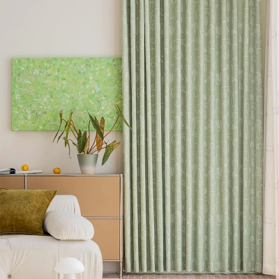 NILO Safari Animal Chenille Jacquard Custom Kids Blackout Curtains