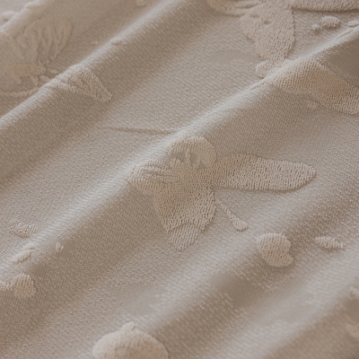 Voilage Alizéa, Tissu Jacquard à Motif en Papillon, Voilage Sur Mesure