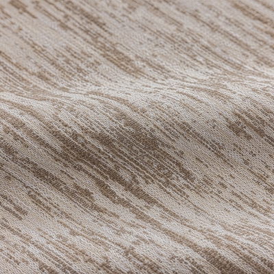 Rideau Sur Mesure NEREUS, Tissu Coton-Lin Mélangé, Tissage Texturé Irrégulier Façon Écorce
