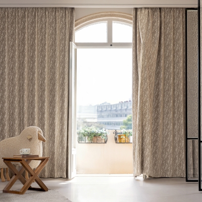 SOREL Mineral-Inspired Brushed Textured Jacquard Custom Curtains