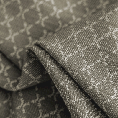 DORLÉA Textured Diamond Crosshatch Jacquard Custom Curtains