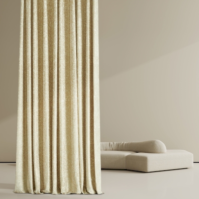 KASTORIA Stylized Bamboo Velvet Jacquard Custom Curtains