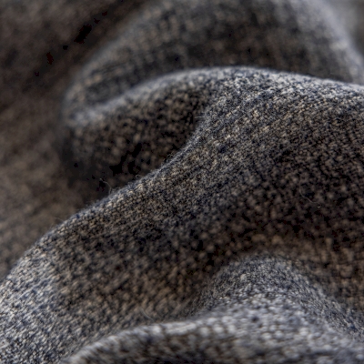 NORVIA Textured Vertical Stripe Wool-Look Custom Curtains