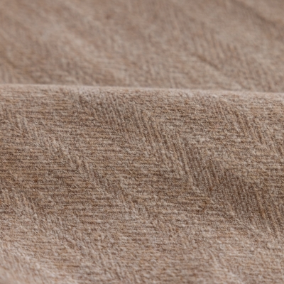 CALIORA Chevron Linen-Blend Custom Curtains