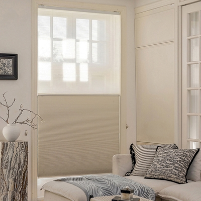 Day & Night Light Filtering & Blackout Custom Cellular Shades with 1-1/2
