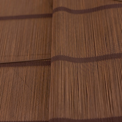 RAVENA Natural Brown Fine-Weave 100% Bamboo Custom Roller Shade
