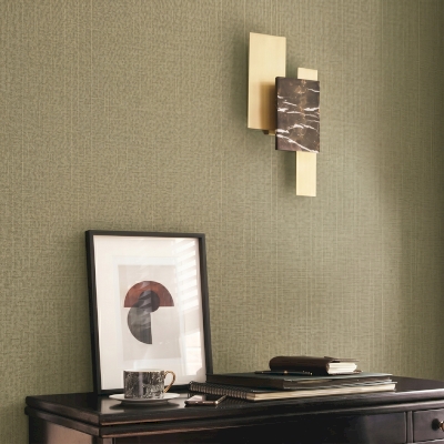 CYLÉA Fabric-Look Textured Wallpaper, Subtle Solid Design, 3 Colorways