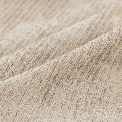 Custom-made LENORA curtain, Wool and Linen Blend Fabric, Natural Mottled Texture