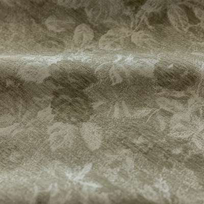 Custom Made LORÉSIA Blackout Curtain, Chenille Fabric with Jacquard Rose Pattern