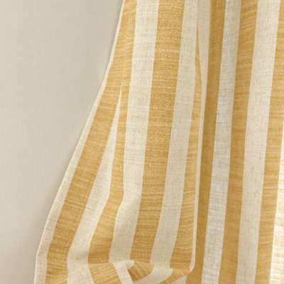 BASTIDE Custom-Made Curtain, Cotton-Linen Blend, Vertical Stripes