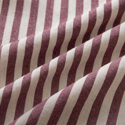Custom Made MARINEA Roman Shade, Striped Cotton Linen Blend Fabric, Chic Coastal Style