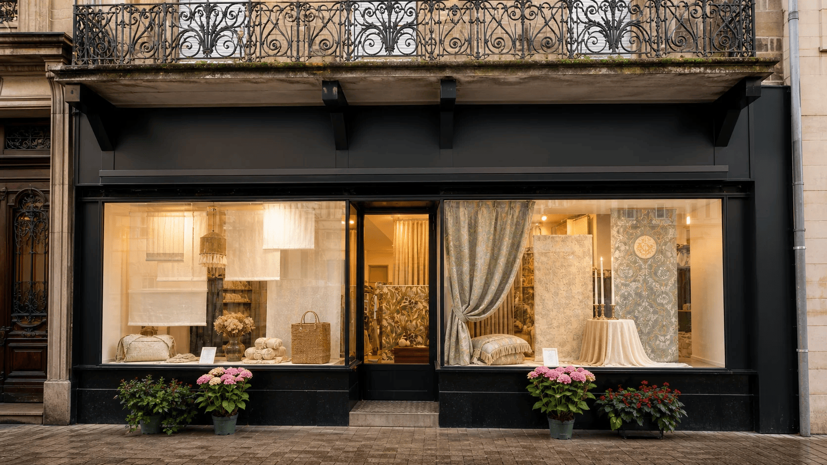 Façade de la boutique Sophora Déco à Strasbourg